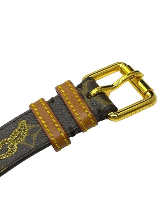Louis Vuitton Santure Belt Arjun Monogram Dantele Accessories Logo Leather main image 8